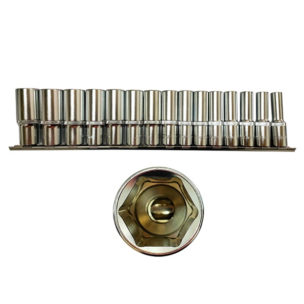 Conjunto de Chaves Longas de 6 Faces HEX 15 Peças 10458